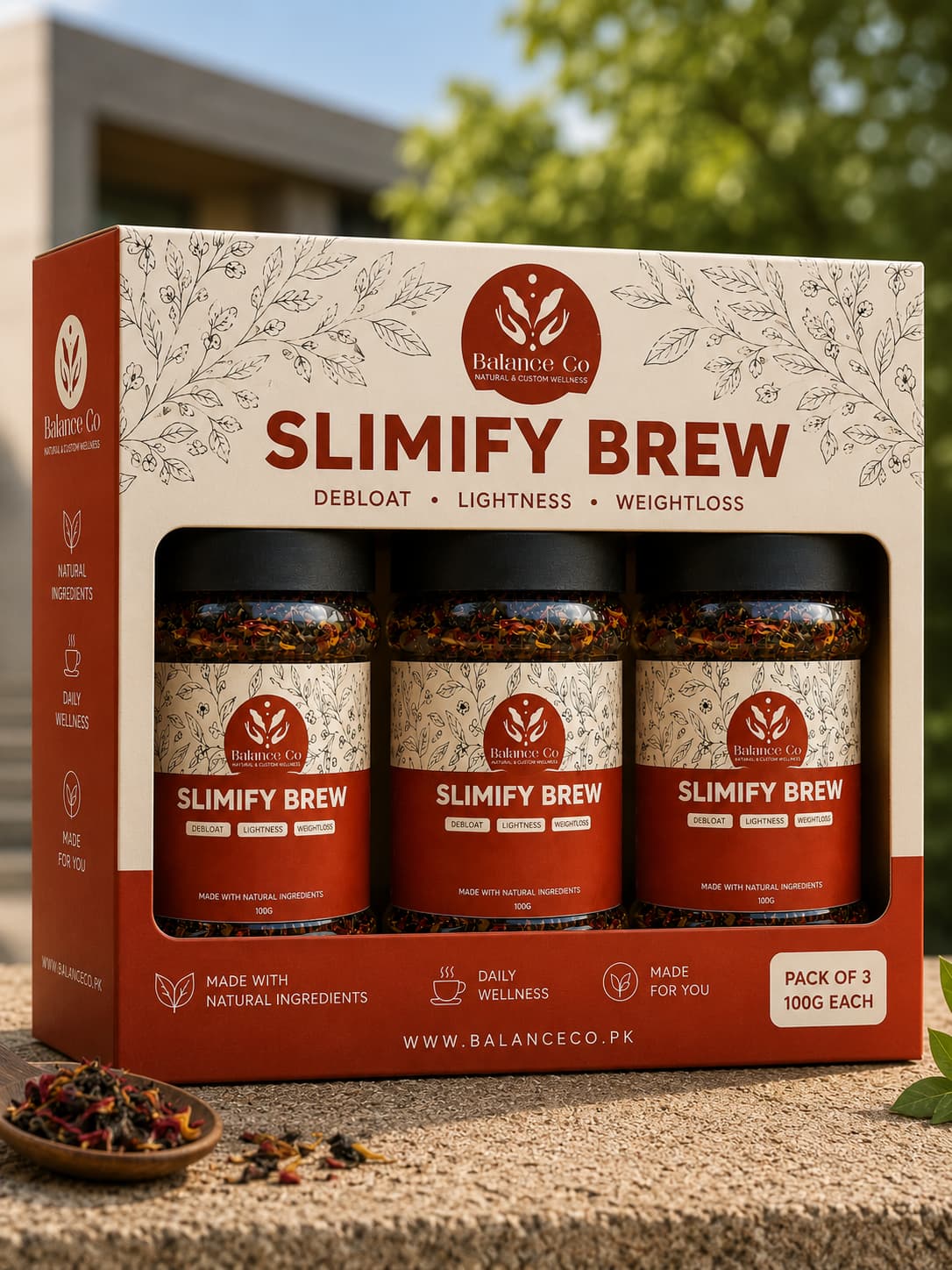 Slimify Brew - Weight Loss Tea x 3