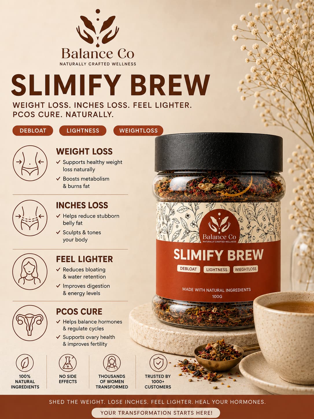 Slimify Brew - Weight Loss Tea